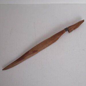 carved wooden letter opener